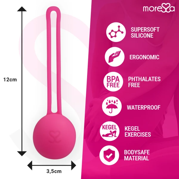 Moressa Osian ONE liefdeballen van silicone, roze Moressa Osian ONE liefdeballen van silicone, roze