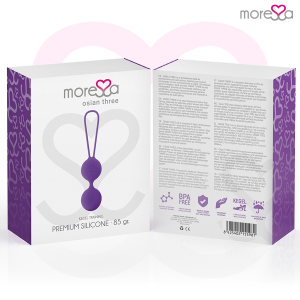 Moressa Osian Drie Silicone Liefdesbollen voor Bekkenbodemoefeningen, paars Moressa Osian Drie Silicone Liefdesbollen voor Bekkenbodemoefeningen, paars - Afbeelding 7