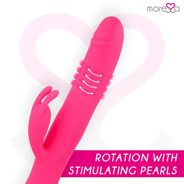 Moressa Somer Vibrator mit Mehrfachdrehung und Klitorisstimulation