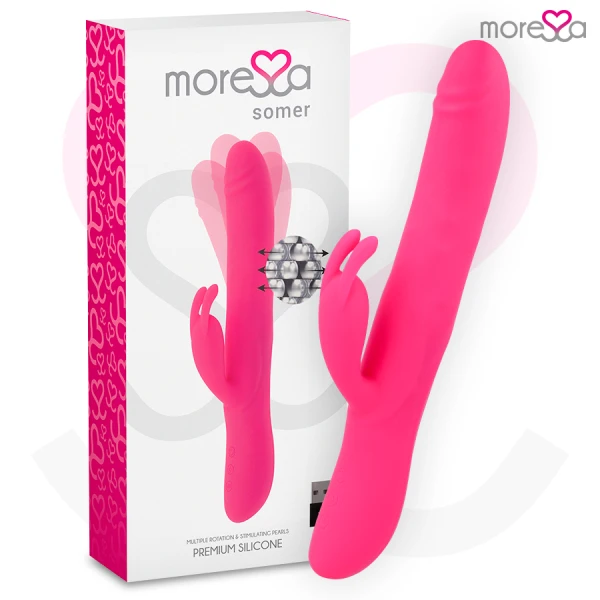 Moressa Somer Vibrator mit Mehrfachdrehung und Klitorisstimulation