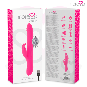 Moressa Warren Vibrator met rolfunctie en clitorisstimulatie, siliconen Moressa Warren Vibrator met rolfunctie en clitorisstimulatie, siliconen - Afbeelding 8