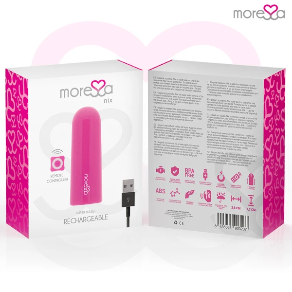 Moressa NIX Vibrator met afstandsbediening Roze
