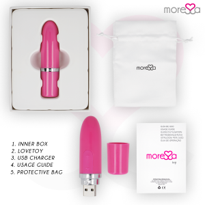 Moressa IVY Vibrator Reise Minivibrator roze Moressa IVY Vibrator Reise Minivibrator roze - Afbeelding 6