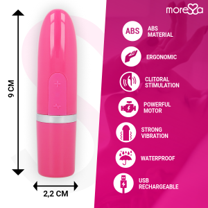 Moressa IVY Vibrator Reise Minivibrator roze Moressa IVY Vibrator Reise Minivibrator roze - Afbeelding 4