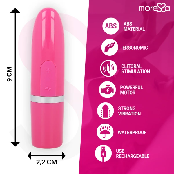 Moressa IVY Vibrator Reise Minivibrator roze