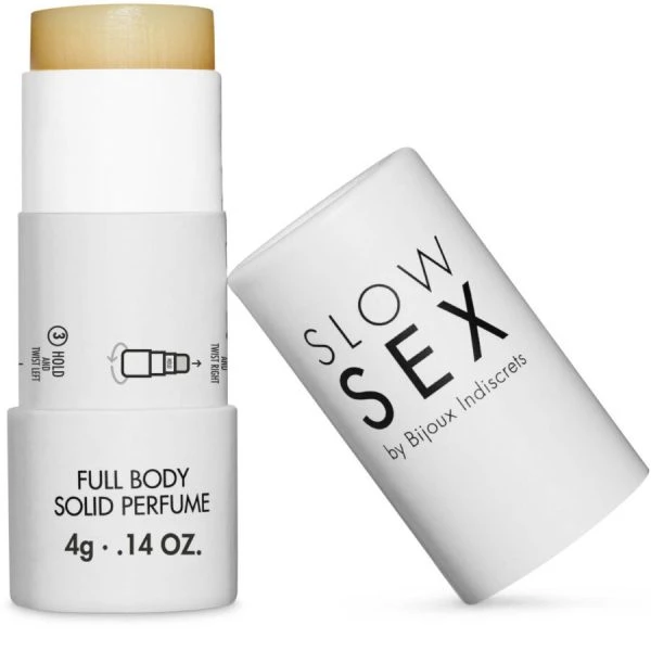 Bijoux Slow SEX Solid Body Perfume Alcohol-Free with Coconut Scent