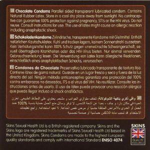 Skins condooms met chocoladesmaak, 4-pack Skins condooms met chocoladesmaak, 4-pack - Afbeelding 4