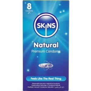 Skins Natural Premium-Kondome Packung 8