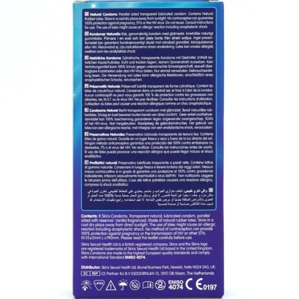 Skins Natural Premium-Kondome Packung 8
