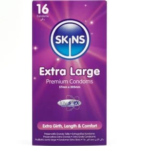 Skins Extra Large Condoms 16-pack with Vanilla Scent