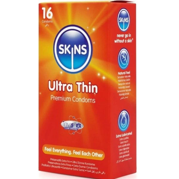 Skins Ultra Thin Condooms 16 stuks, ultradun