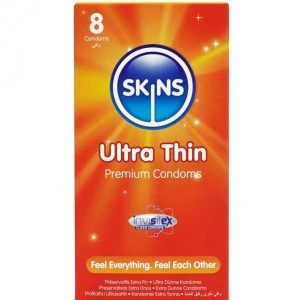 Skins Ultra Thin Condoms 8er-Pack, ultra-thin