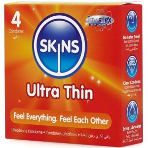 Skins Ultra Thin Kondome 4er-Pack, ultradünn Skins Ultra Thin Kondome 4er-Pack, ultradünn - Afbeelding 2