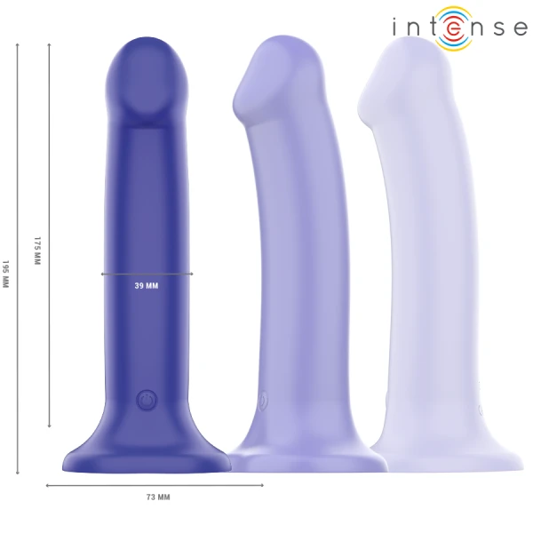 Intense Remote Control Victoria Vibrator met Zuignap en Afstandsbediening donkerblauw Intense Remote Control Victoria Vibrator met Zuignap en Afstandsbediening donkerblauw