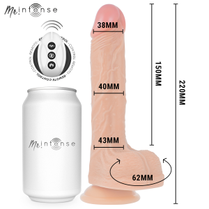 MR. Intense High Tech Brosnan Realistischer Vibrator mit Auf-Ab-Funktion, 22 cm – Bild 4
