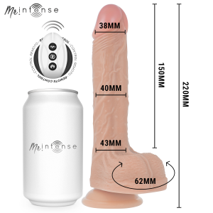 MR. Intense High Tech Baldwin Realistische vibrator met op-en-neer beweging, 22 cm MR. Intense High Tech Baldwin Realistische vibrator met op-en-neer beweging, 22 cm - Afbeelding 2