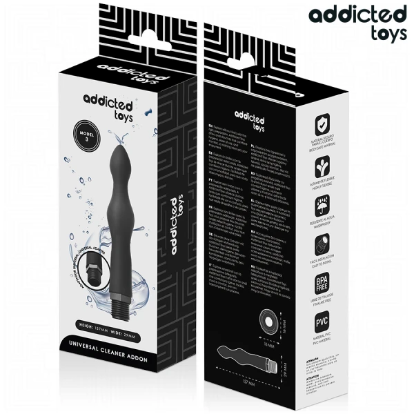 Addicted Toys Analdouche Anale Cleaner Model 3 met Universele Adapter