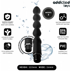 Addicted Toys Anal Cleaner Model 6 with Universal Adapter, 225 mm Addicted Toys Anal Cleaner Model 6 with Universal Adapter, 225 mm - Image 2