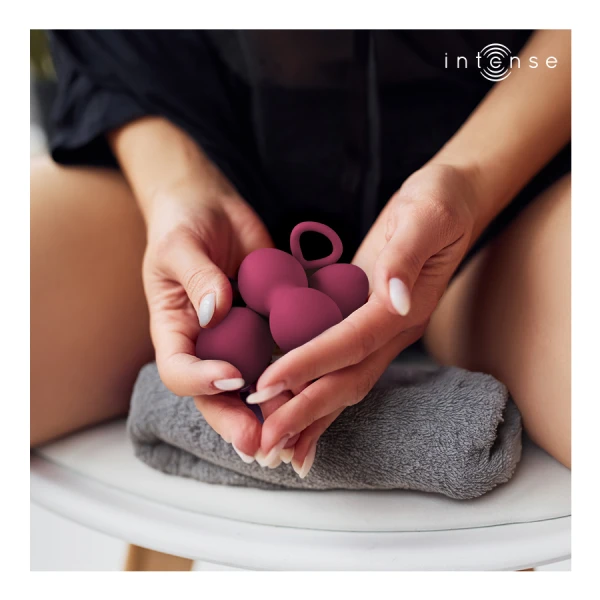 Intense Health Kegel Charli Kegel Ball Set 3-delig Bordeaux