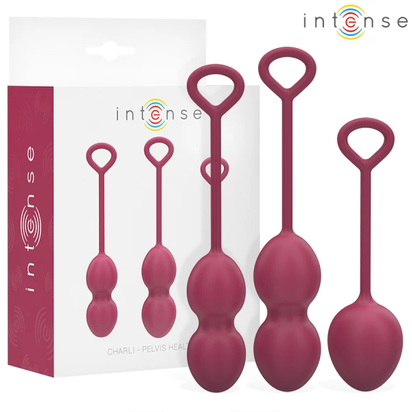 Intense Health Kegel Charli Kegel Ball Set 3-delig Bordeaux