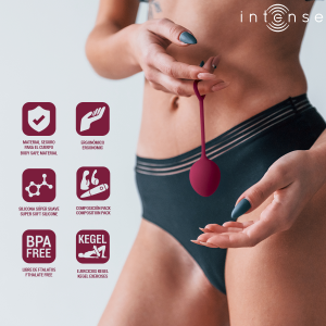 Intense Health Kegel Charli Kegel Ball Set 3-delig Bordeaux Intense Health Kegel Charli Kegel Ball Set 3-delig Bordeaux - Afbeelding 6