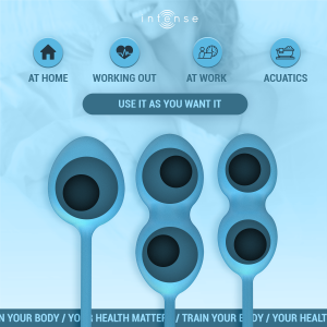 Intense Health Kegel Liebeskugeln Charli Kegel Ball Set Blau Intense Health Kegel Liebeskugeln Charli Kegel Ball Set Blau - Afbeelding 3