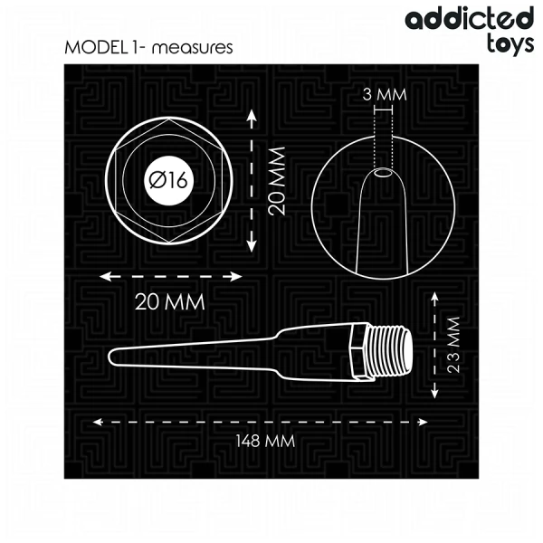 Addicted Toys Analdusche Anal Cleaner Model 1 met universele adapter