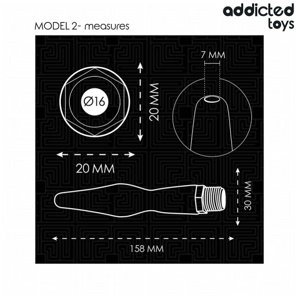 Addicted Toys Analdusche Anal Cleaner Modell 2 mit Universaladapter