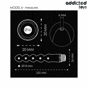 Addicted Toys Anal Cleaner Model 6 with Universal Adapter, 225 mm Addicted Toys Anal Cleaner Model 6 with Universal Adapter, 225 mm - Image 5