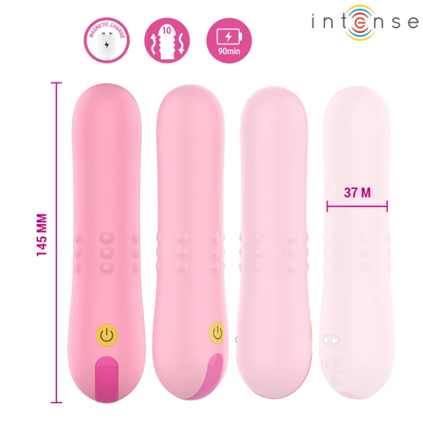 Intense FUN Toys Barbara Rolling Ball Vibrator met roterende kralen Intense FUN Toys Barbara Rolling Ball Vibrator met roterende kralen