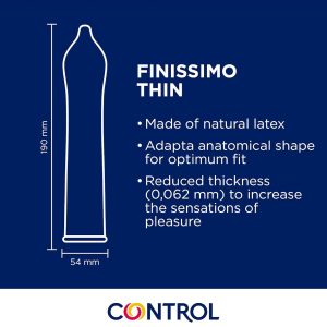Control Condoms Finissimo Senso condooms, dun, 144 stuks Control Condoms Finissimo Senso condooms, dun, 144 stuks - Afbeelding 2