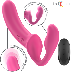 Intense AMY dubbelvibrator 20 cm met afstandsbediening roze Intense AMY dubbelvibrator 20 cm met afstandsbediening roze - Afbeelding 2