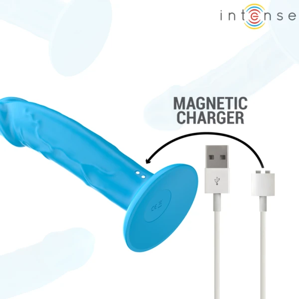 Intense Remote Control Vibrator Phoebe mit 10 Modi und Fernbedienung, Blau