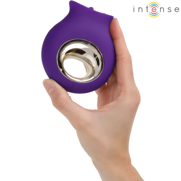Intense FUN Toys Tuli Clitorisstimulator met 9 trillingen en 9 oscillaties paars