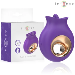 Intense FUN Toys Tuli Clitoral Stimulator with 9 Vibrations and 9 Oscillations Purple
