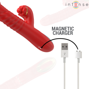 Intense Thalia Vibrator met stootfunctie en clitorisstimulator rood Intense Thalia Vibrator met stootfunctie en clitorisstimulator rood - Afbeelding 7
