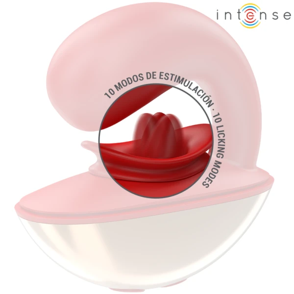 Intense Mariah U-vormige vibrator en stimulator 10 trillingen rood Intense Mariah U-vormige vibrator en stimulator 10 trillingen rood