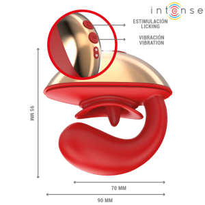 Intense Mariah U-vormige vibrator en stimulator 10 trillingen rood Intense Mariah U-vormige vibrator en stimulator 10 trillingen rood - Afbeelding 5