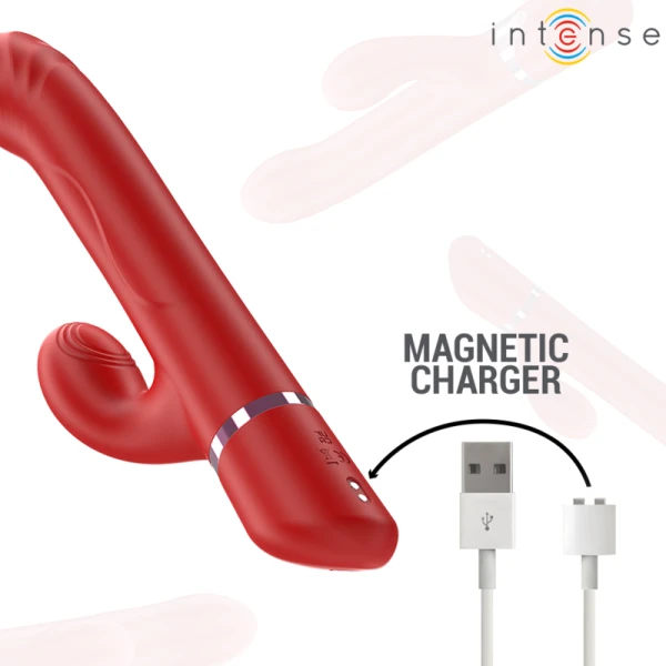 Intense High Tech Lele Multifunctionele Vibrator met Rotatie en Oscillatie Intense High Tech Lele Multifunctionele Vibrator met Rotatie en Oscillatie
