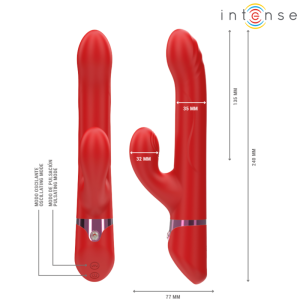 Intense High Tech Lele Multifunctionele Vibrator met Rotatie en Oscillatie Intense High Tech Lele Multifunctionele Vibrator met Rotatie en Oscillatie - Afbeelding 3