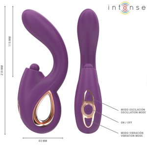 Intense High Tech Lali G-Puntvibrator met stoot- en vibratiefunctie Paars Intense High Tech Lali G-Puntvibrator met stoot- en vibratiefunctie Paars - Afbeelding 6