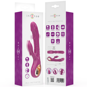 Intense High Tech Halle Multifunctionele Vibrator met Dolfijn-stimulerende Tong Paars Intense High Tech Halle Multifunctionele Vibrator met Dolfijn-stimulerende Tong Paars - Afbeelding 8