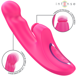 Intense High Tech EMI Vibrator 13,5 cm 3-in-1 mit Saugkraft und Vibration rosa Intense High Tech EMI Vibrator 13,5 cm 3-in-1 mit Saugkraft und Vibration rosa – Bild 2