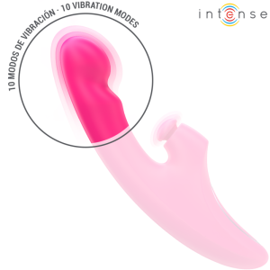 Intense High Tech EMI Vibrator 13,5 cm 3-in-1 mit Saugkraft und Vibration rosa Intense High Tech EMI Vibrator 13,5 cm 3-in-1 mit Saugkraft und Vibration rosa – Bild 5