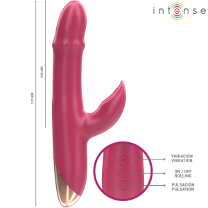 Intense High Tech Chloe Multifunctionele Vibrator 3 in 1 rood Intense High Tech Chloe Multifunctionele Vibrator 3 in 1 rood - Afbeelding 6