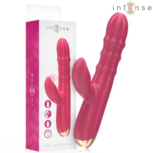 Intense High Tech Chloe Multifunktionsvibrator 3 in 1 rot
