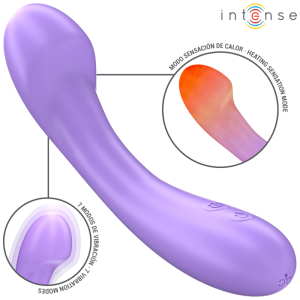 Intense High Tech Becky Vibrator 19 cm verwarmbaar met 7 standen paars Intense High Tech Becky Vibrator 19 cm verwarmbaar met 7 standen paars - Afbeelding 2