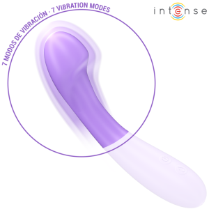 Intense High Tech Becky Vibrator 19 cm verwarmbaar met 7 standen paars Intense High Tech Becky Vibrator 19 cm verwarmbaar met 7 standen paars - Afbeelding 5