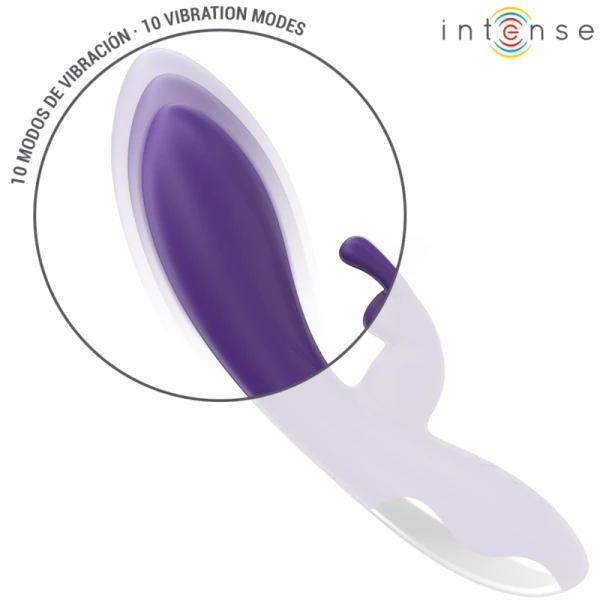 Intense High Tech Rabbit-Vibrator Randall met 10 standen paars Intense High Tech Rabbit-Vibrator Randall met 10 standen paars