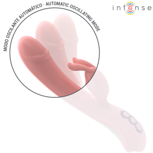 Intense Rachel Rabbit Vibrator met 5 modi en oscillatie, Roze Intense Rachel Rabbit Vibrator met 5 modi en oscillatie, Roze - Afbeelding 7